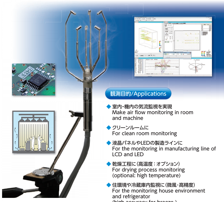 SONIC索尼克风速计超声波温度收录仪WA-790